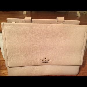 Kate Spade two tone beige purse
